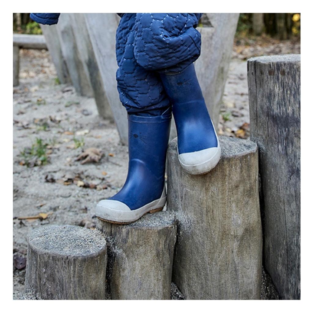 nuuroo Anton animal rubber boots Rubber boots Black Iris