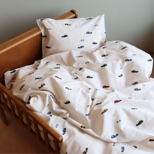 nuuroo By Mats - Junior bed linen Sengetøj Race cars