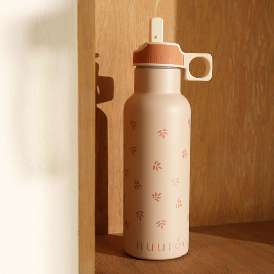 nuuroo Conrad waterbottle - 500 ml Water bottle Cork leaf
