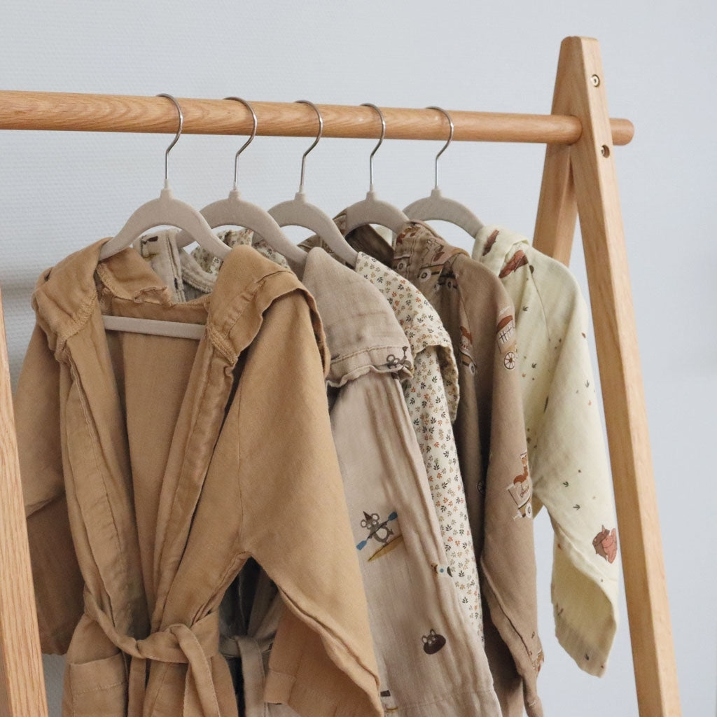 nuuroo Erin muslin bathrobe Bathrobe Iced coffee