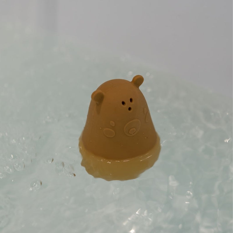 nuuroo Joa silicone bath toy 2 pack Toy Cream / brown mix