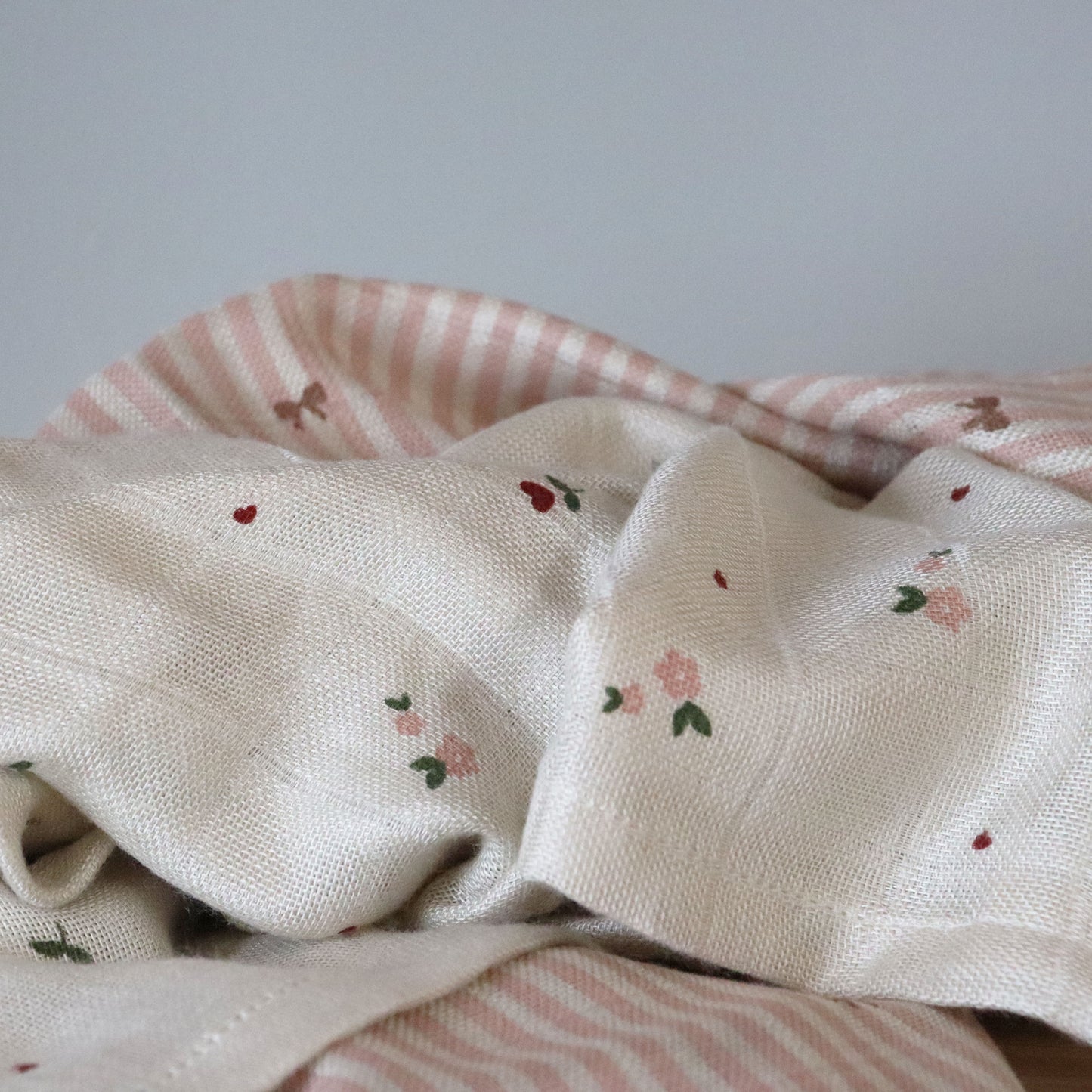 nuuroo Josefine bamboo muslin cloth 2-pack Muslin cloth Flower love