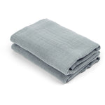 nuuroo Lou muslin cloth 2-pack Muslin cloth Dusty blue