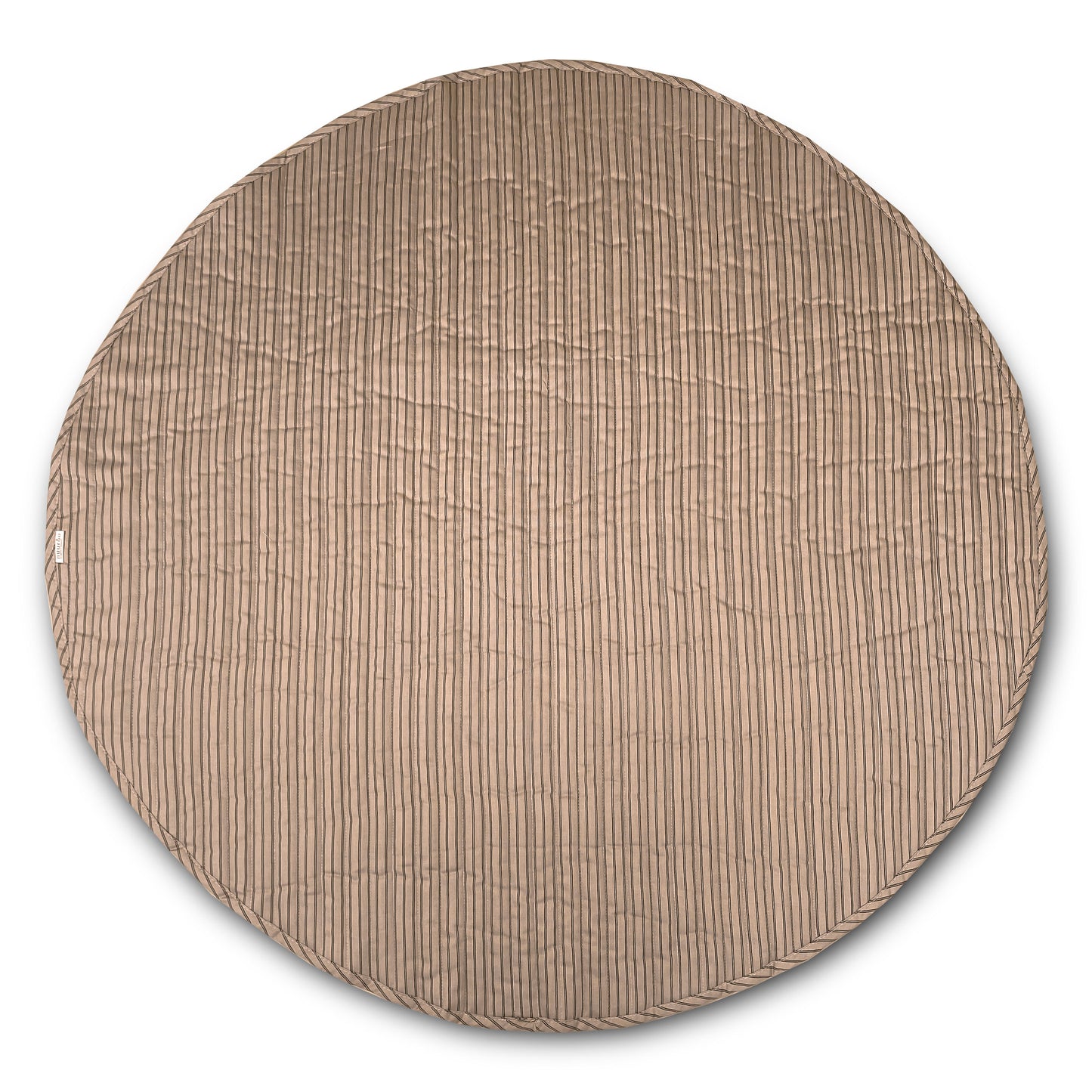 nuuroo Ola quilted playmat Bed linen Cream stripe