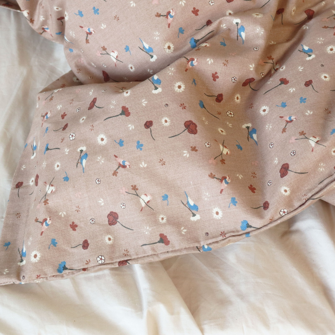nuuroo Petú Petú - Lee junior bed linen Sengetøj Flower bird