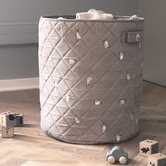 nuuroo Petú Petú - Ragge quilted storage Bag Opbevaringskurv Penguin