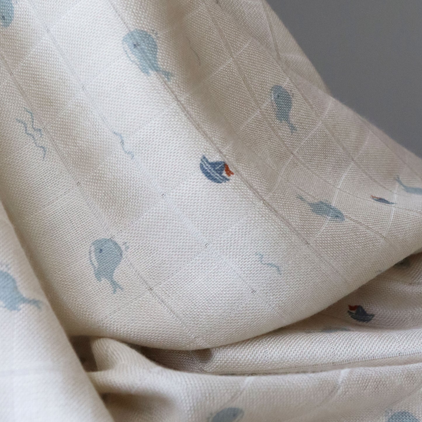 nuuroo Valentin bamboo muslin swaddle Swaddle Ocean