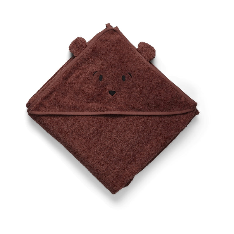 nuuroo Aki hooded towel - baby Towel Mahogany