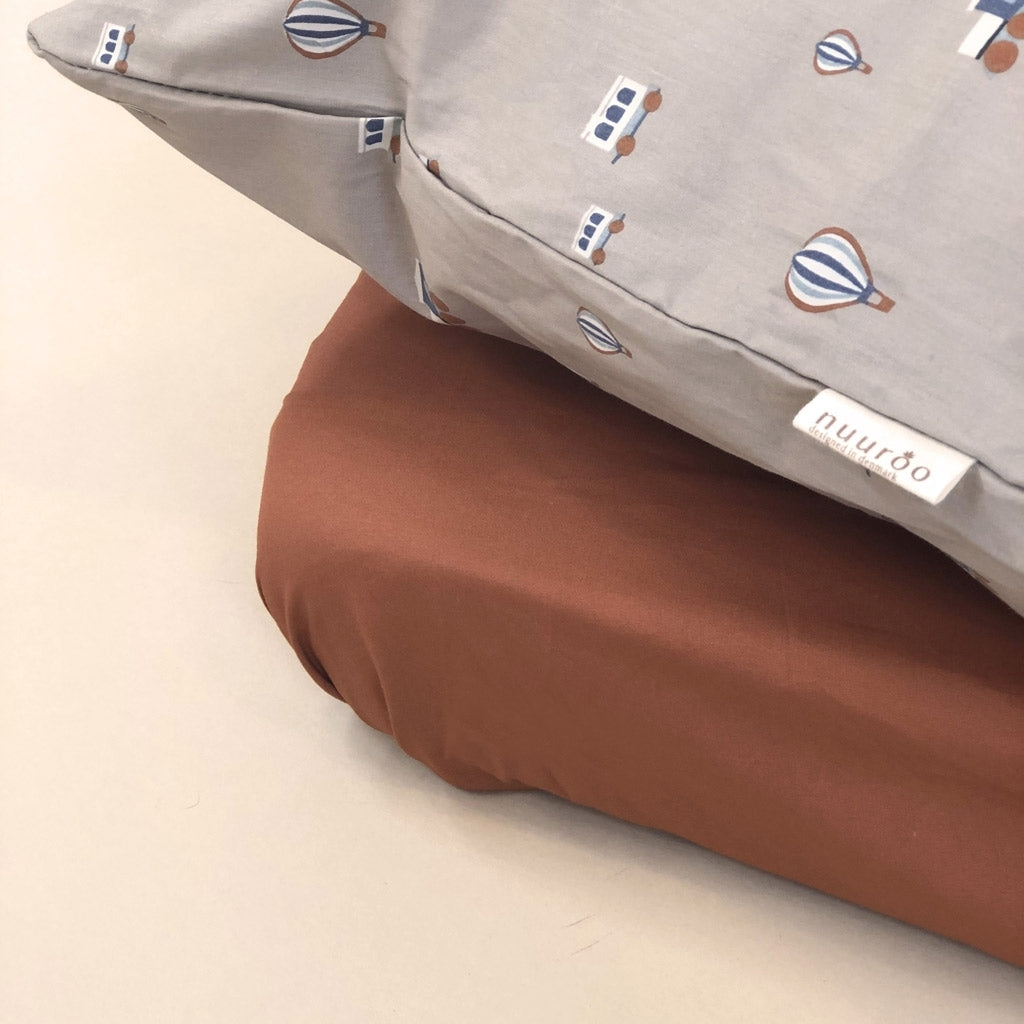 nuuroo Arden baby sheet Sheet Caramel Café