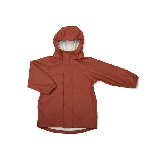 nuuroo Carla rain jacket Rain wear Mahogany
