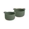 nuuroo Rosa silicone snack box - 2 pack Snackbox Dusty green