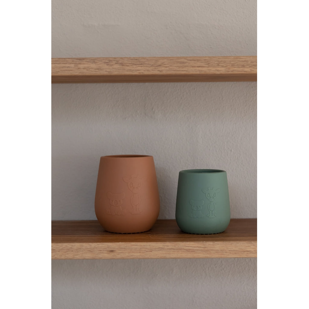 nuuroo Abel toodler silicone cup - 2 pack Cup Caramel Café
