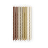nuuroo Ada silicone straw 8-pack Straw Brown mix