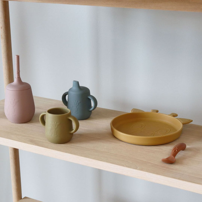 nuuroo Adita silicone cup with straw Cup Woodrose