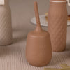 nuuroo Adita silicone cup with straw Cup Chocolate malt