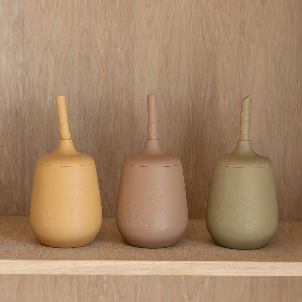 nuuroo Adita silicone cup with straw Cup Chocolate malt