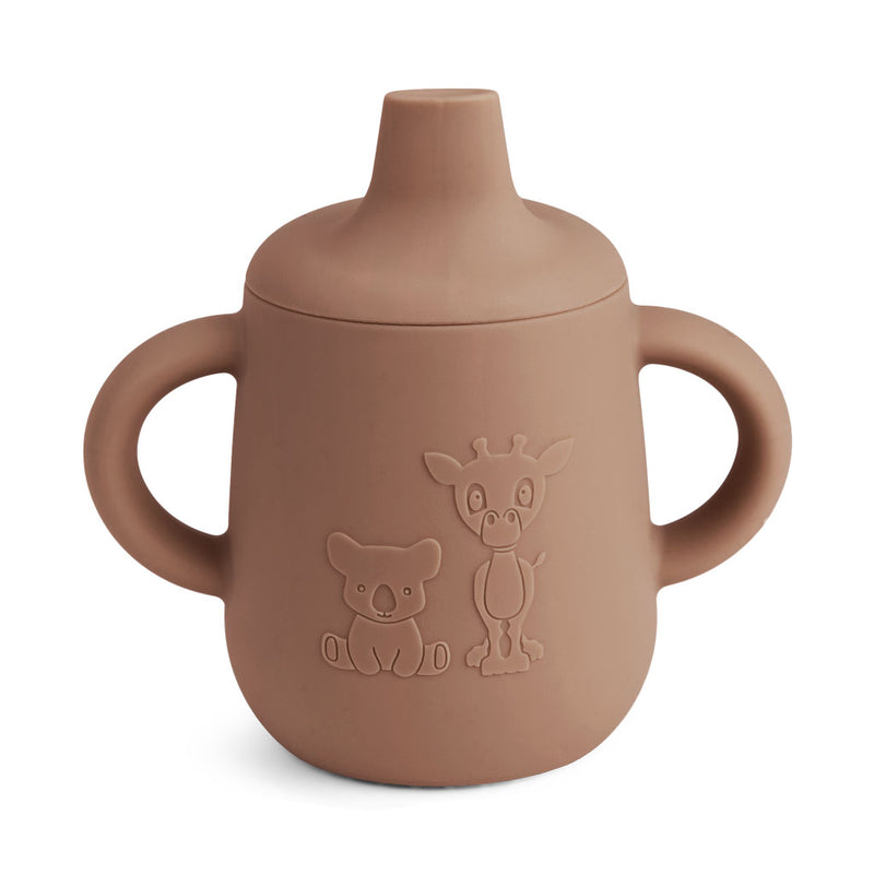 nuuroo Aiko silicone cup with sippy Cup Chocolate malt