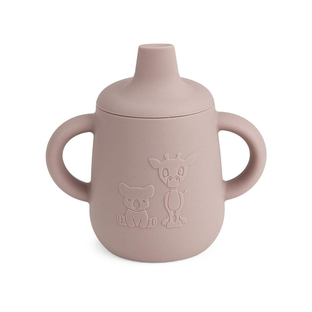 nuuroo Aiko silicone cup with sippy lid Cup Woodrose