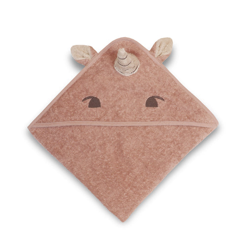 nuuroo Aki hooded junior towel Towel Rose Unicorn