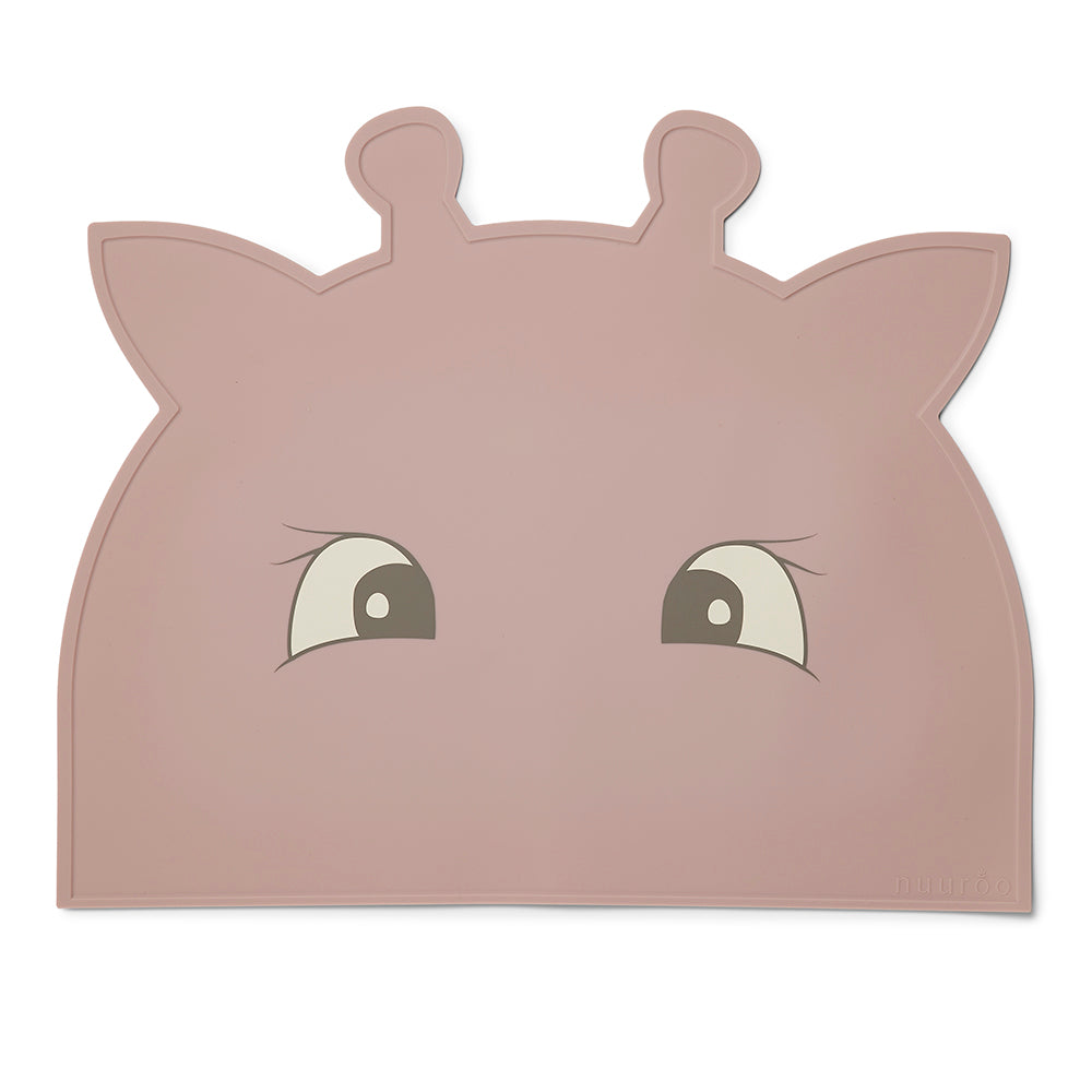 nuuroo Albert silicone placemat Giraffe Placemat Woodrose