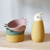 nuuroo Alex silicone deep plate 2-pack Giraf Deep plate Dusty yellow