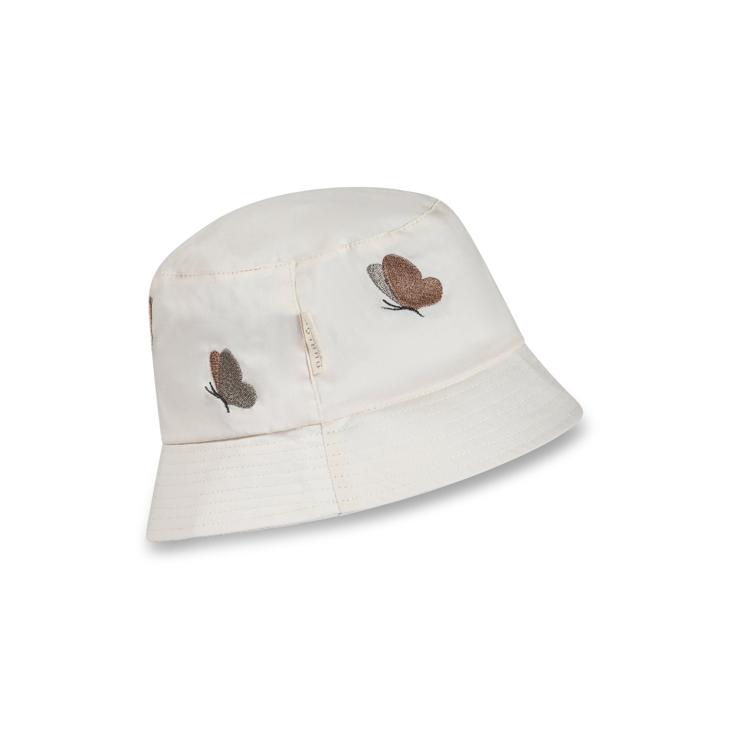 nuuroo Alpha bucket hat Bøllehat Cream butterfly