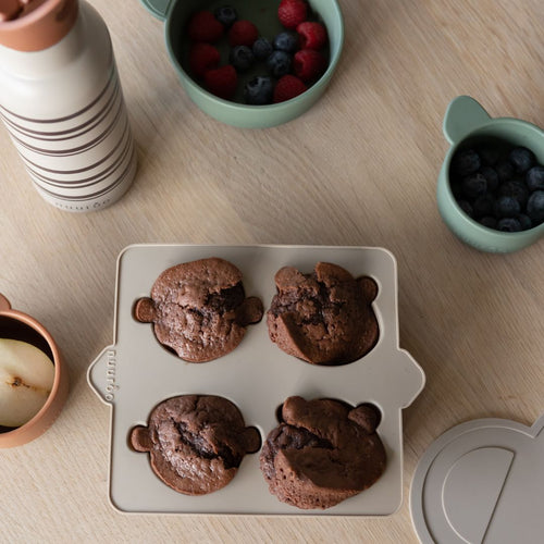 nuuroo Anan silicone baking tin - 2 pack  Cobblestone