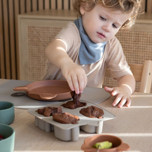 nuuroo Anan silicone baking tin - 2 pack Cobblestone