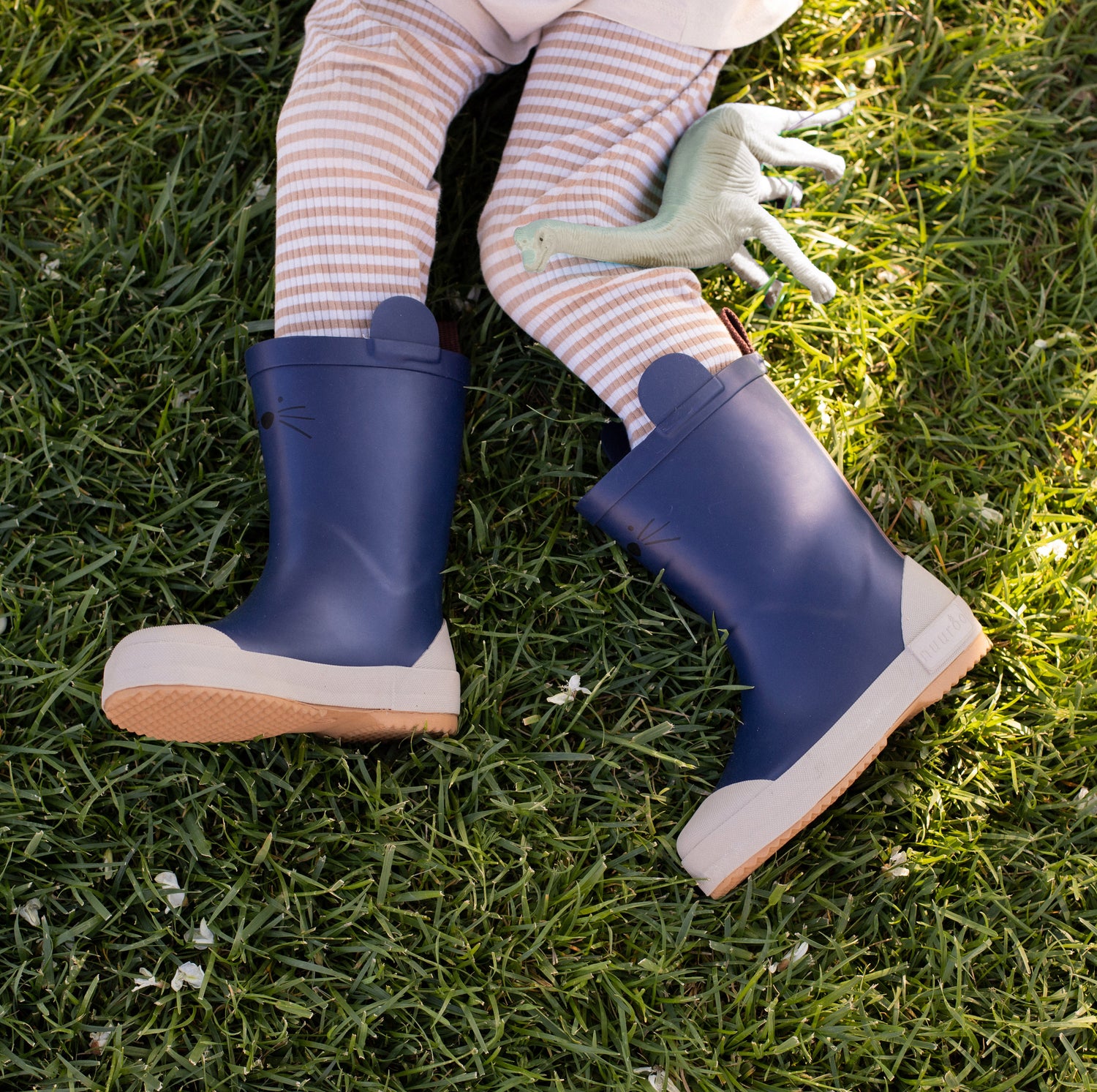 nuuroo Anton animal rubber boots Rubber boots Black Iris