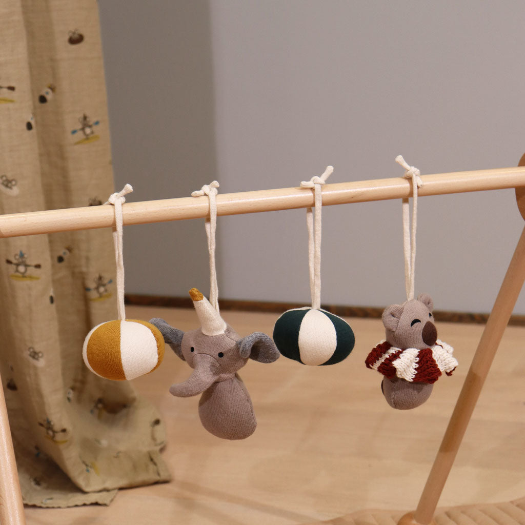 nuuroo Arti knitted playgym activity toy 4-pack Toy Multi mix