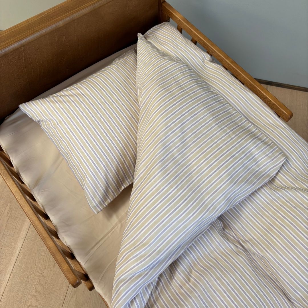 nuuroo By Mats - Baby bed linen Bed linen Lavender Stripe