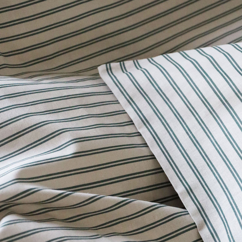 nuuroo By Mats - Baby bed linen Bed linen Green Double Stripe