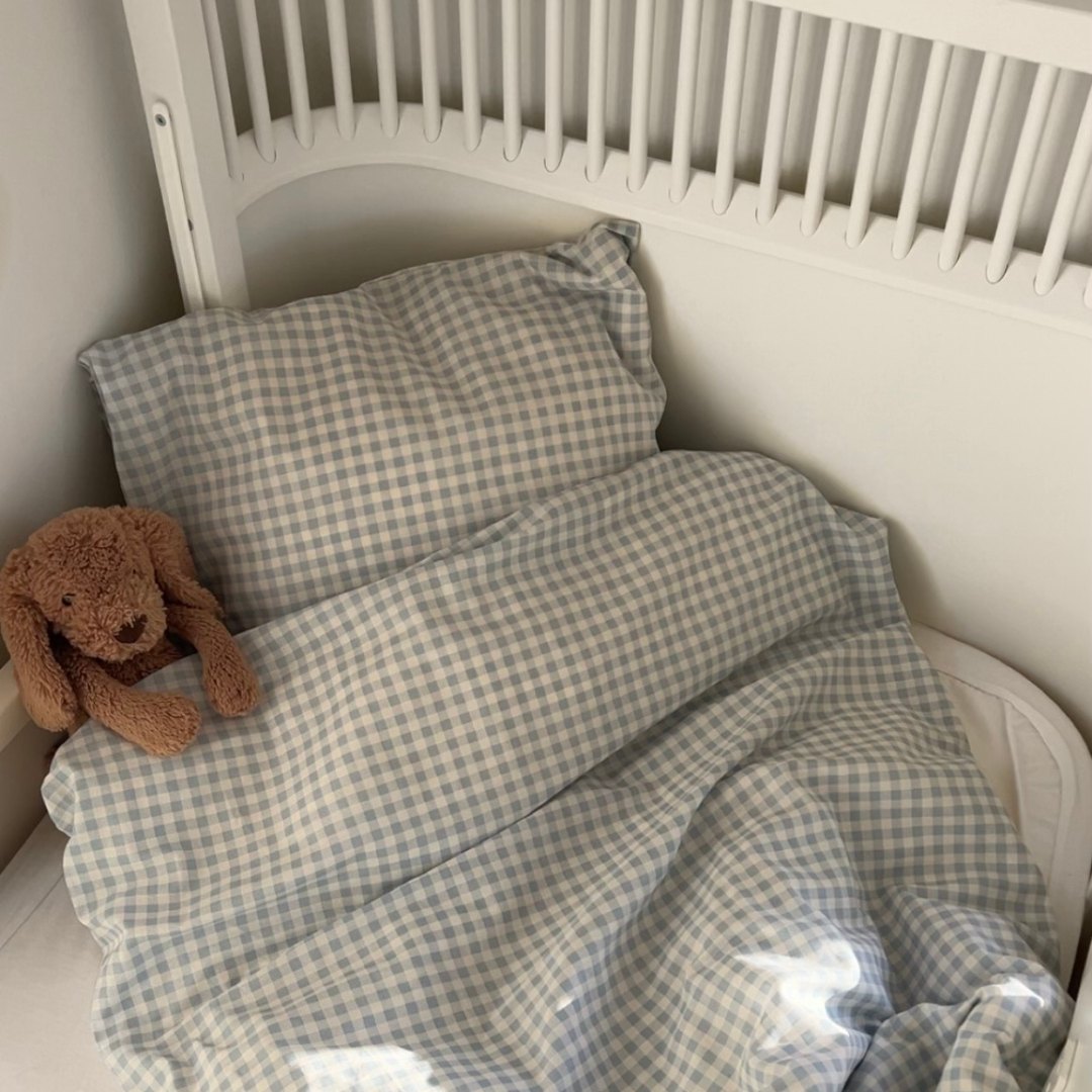 nuuroo By Mats - Baby bed linen Sengetøj Blue Check