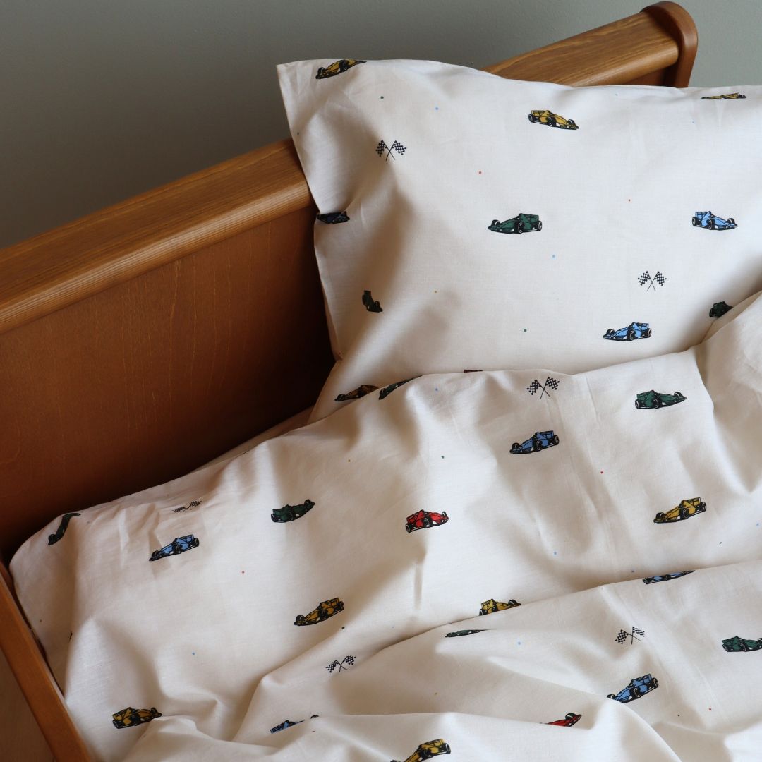 nuuroo By Mats - Baby bed linen Sengetøj Race cars