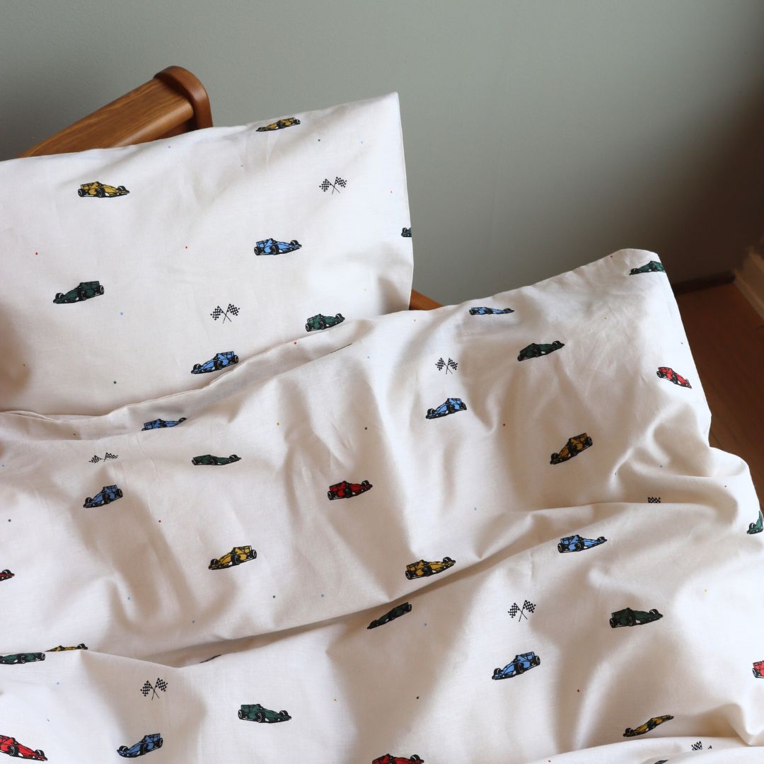 nuuroo By Mats - Baby bed linen Sengetøj Race cars