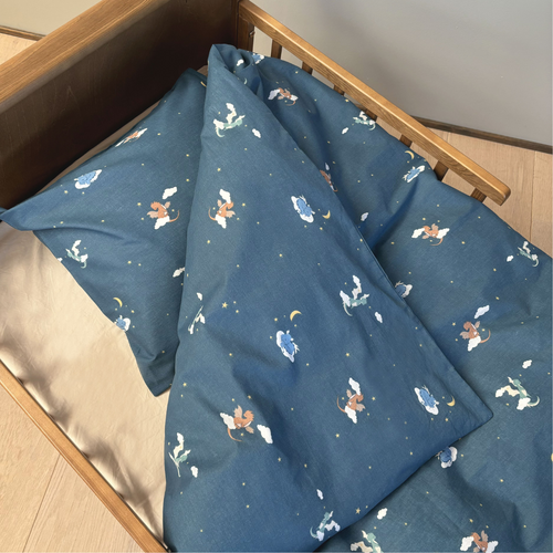 nuuroo By Mats - Junior bed linen Bed linen Dragon Night Sky