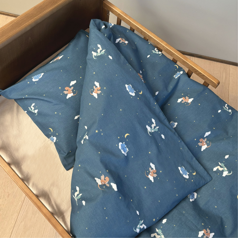 nuuroo By Mats - Junior bed linen Bed linen Dragon Night Sky