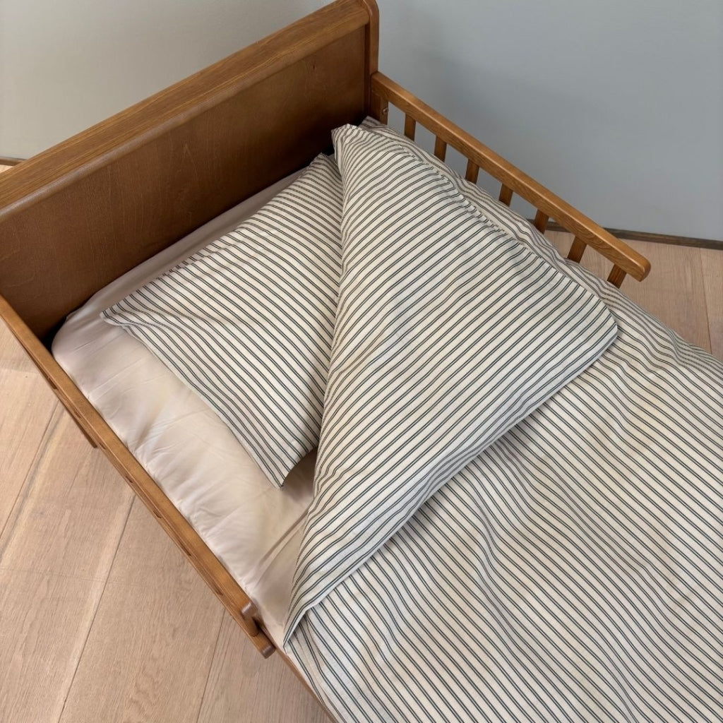 nuuroo By Mats - Junior bed linen Bed linen Green Double Stripe