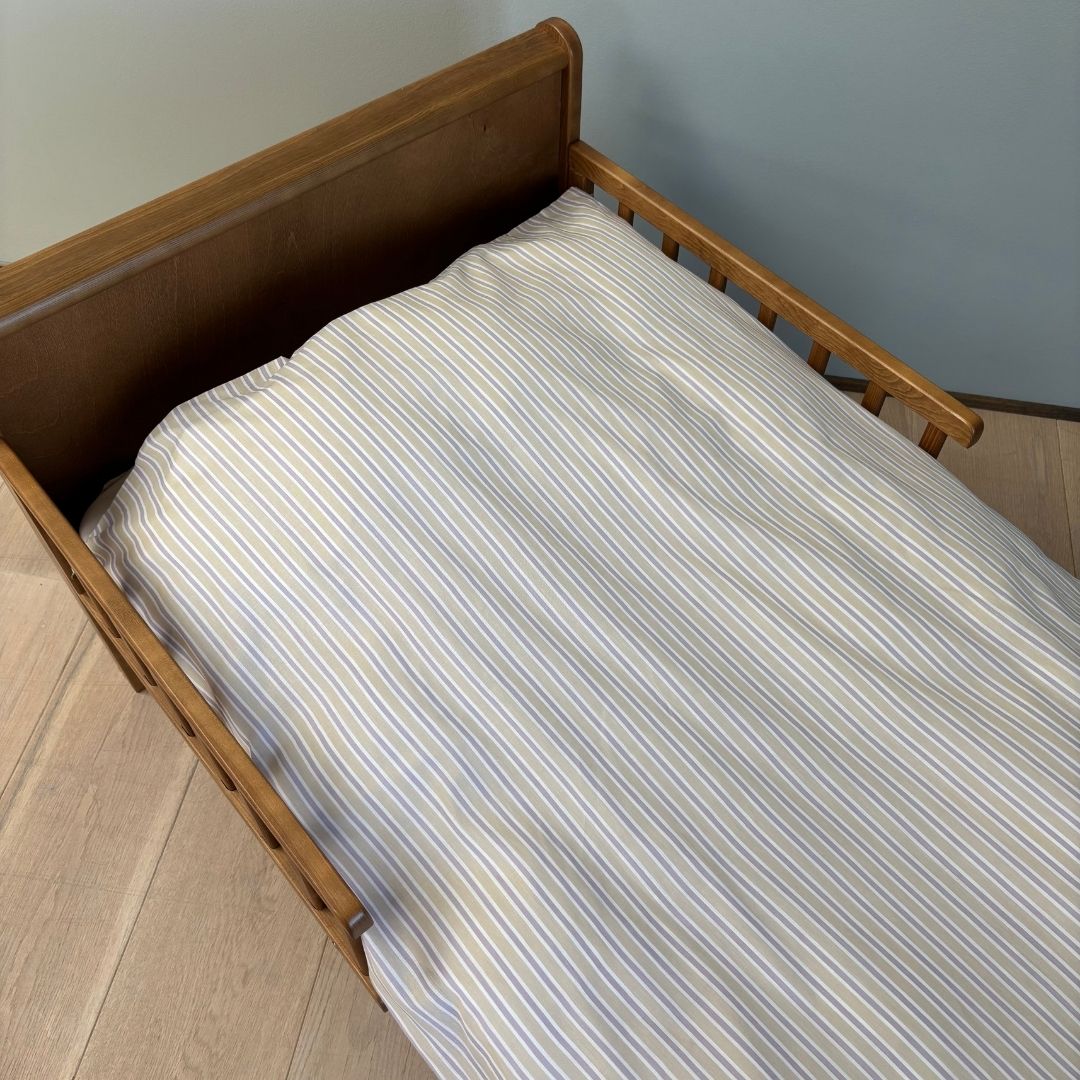 nuuroo By Mats - Junior bed linen Bed linen Blue Pin Stripe