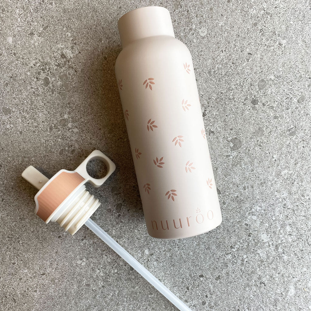 nuuroo Conrad waterbottle - 500 ml Water bottle Cork leaf