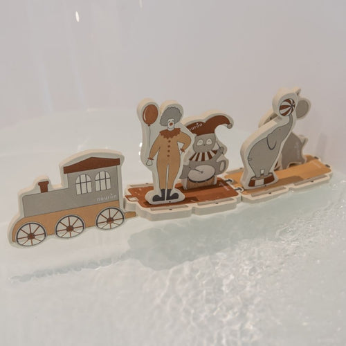 nuuroo Elis foam bath toy 10 pcs Toy Cream carnival train