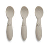 nuuroo Ella silicone spoon - 3 pack Cutlery Cobblestone