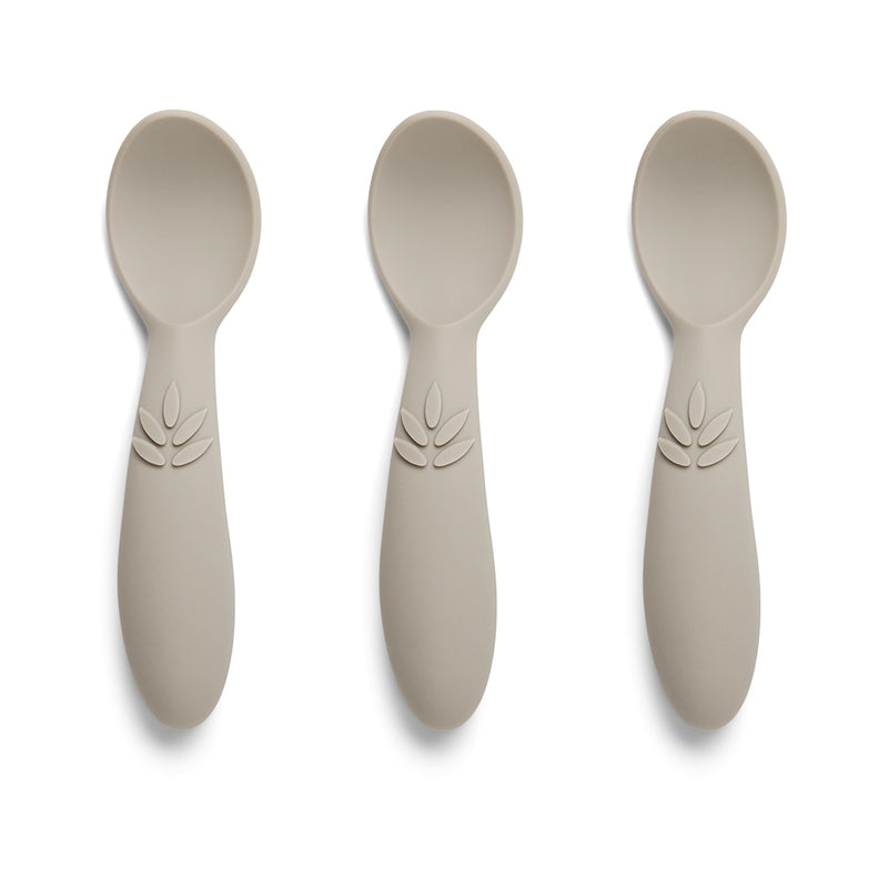 nuuroo Ella silicone spoon - 3 pack Cutlery Cobblestone
