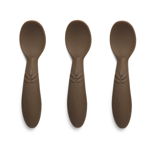 nuuroo Ella silicone spoon - 3 pack Cutlery Acorn