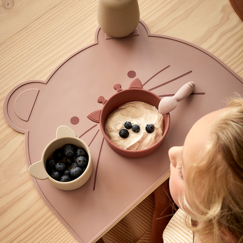 nuuroo Ester silicone placemat Placemat Woodrose