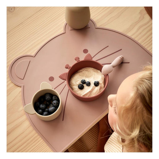 nuuroo Ester silicone placemat Placemat Woodrose
