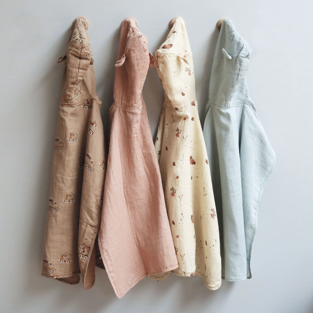 nuuroo Flor muslin poncho Poncho Dusty blue