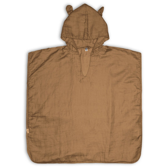 nuuroo Flor muslin poncho Poncho Iced coffee