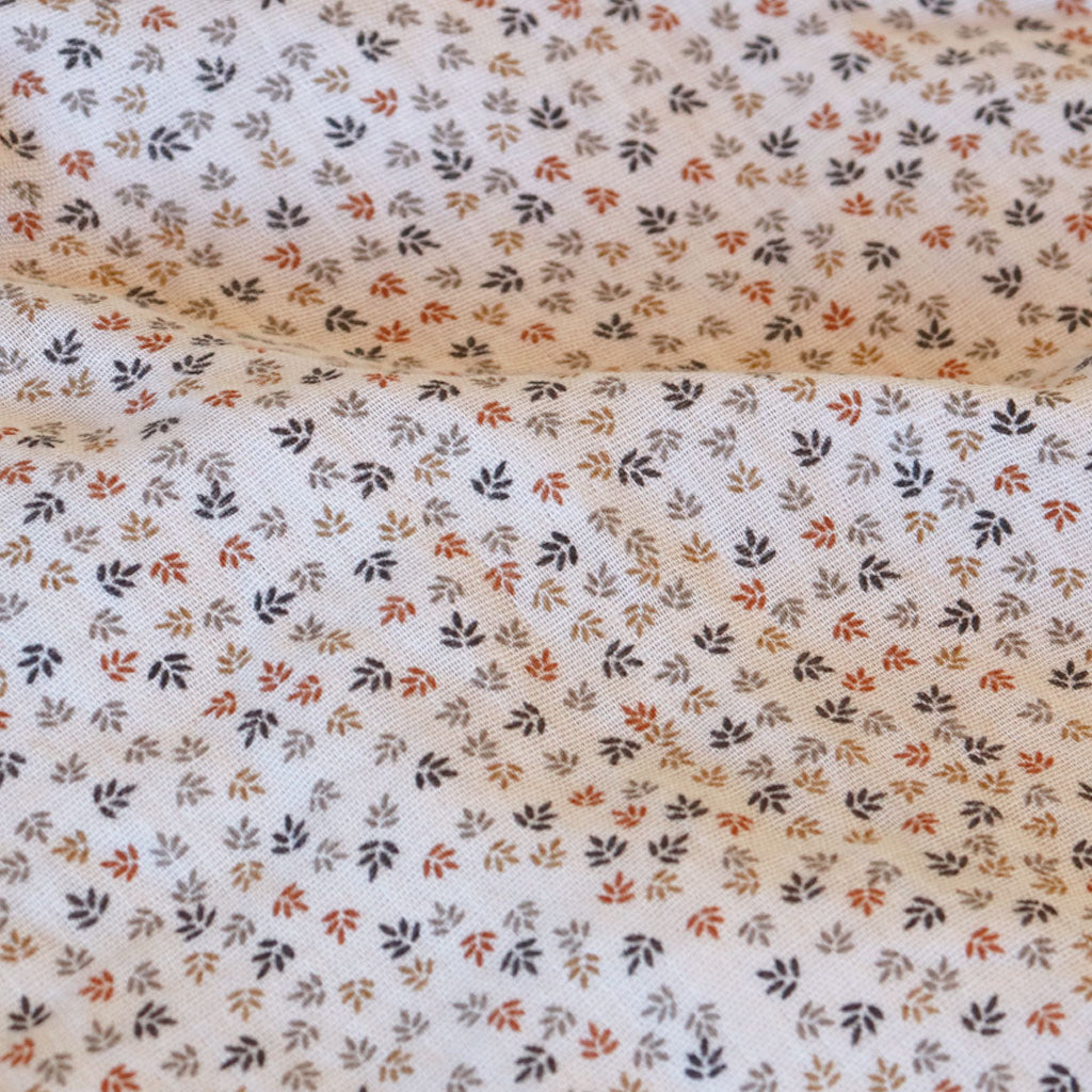 nuuroo Flor muslin poncho Poncho Mix leaf