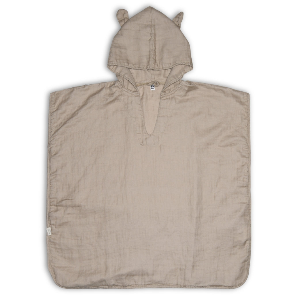 nuuroo Flor muslin poncho Poncho Natural